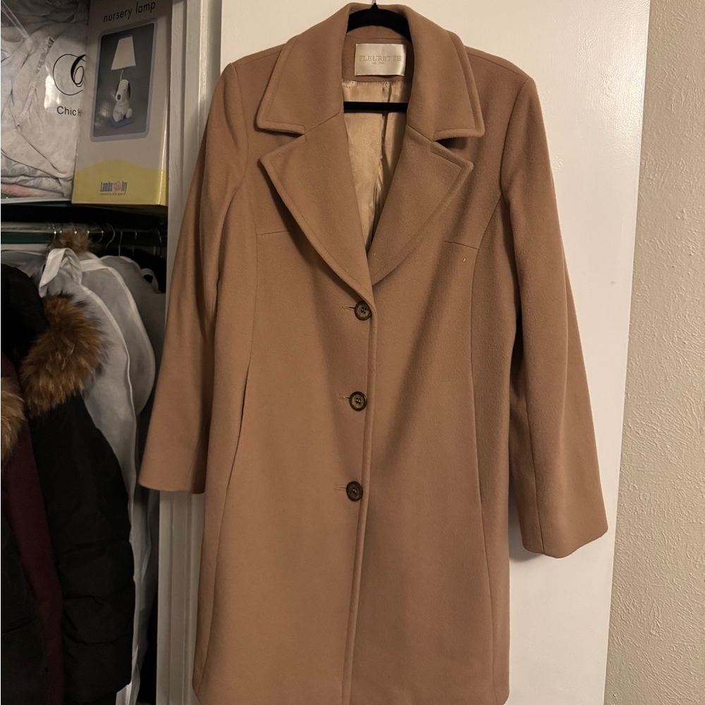 Camel Wool Blend Coat